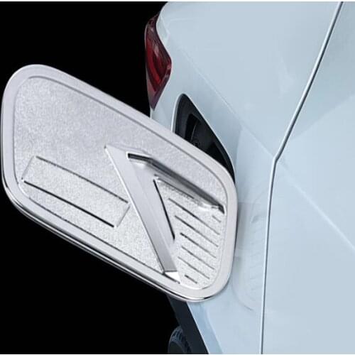 For Volvo XC40 XC 40 2019 2020 ABS chrome Car Gas Fuel Oil Tank Cover trim Cap Sticker Decoration Accessories frame panel 1pcs