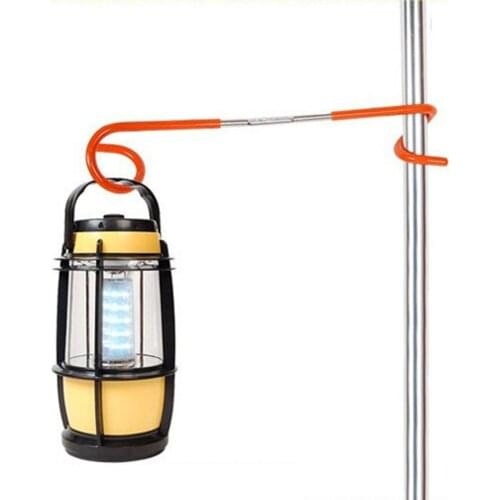 Two-way S-type Multifunctional Hook Outdoor Camping Steam Light Hook Metal Lamp Hanging Camping Tent Hook