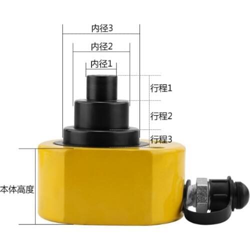 Jack Hydraulic Cylinder Ultra-thin FPY-10THydraulic Multi-Section Cylind