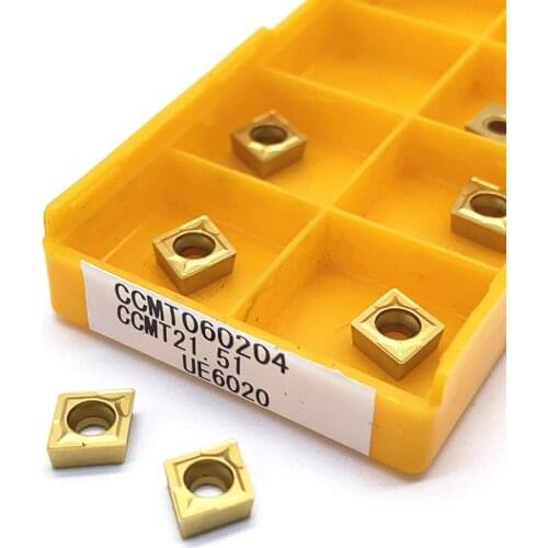 10PCS turning tool CCMT060204 CCMT060208 VP15TF UE6020 US735 inner round milling cutter CCMT 060204 CNC tool parts lathe tool