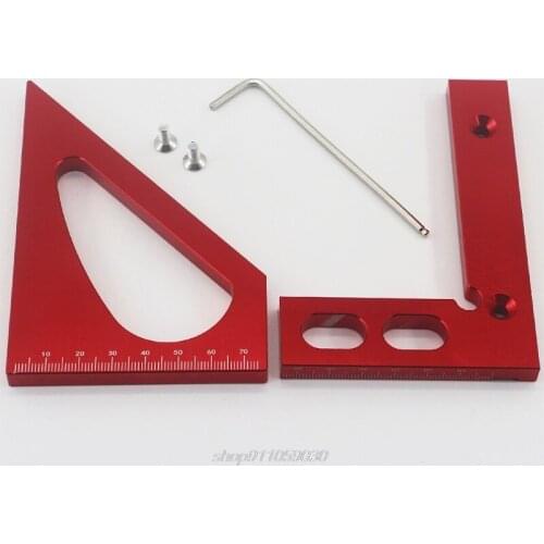 Measuring Triangle Layout Tool Layout Tool Metal Carpenter Triangle Rulers for Carpenter Woodworking Jy2 21 Dropship