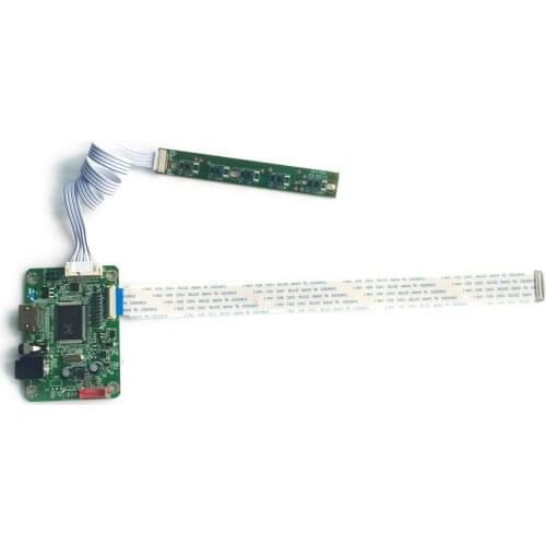 Kit fit M125NWN1/M125NWR3/M133NWN1/M140NWR4/M140NWR6 laptop LED matrix 30 Pin EDP 1366*768 LCD panel controller drive board