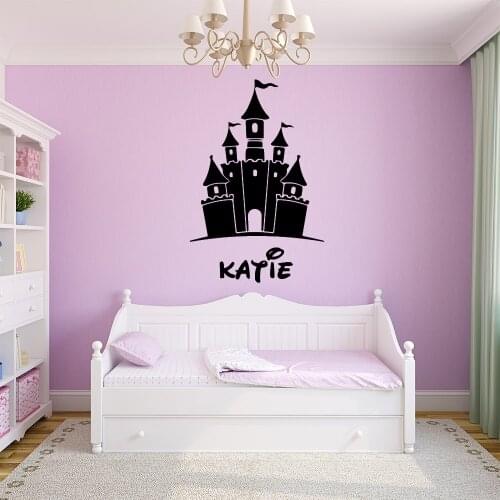 Creative The fairy tale castle Vinyl Kitchen Wall Stickers Wallpaper For Babys Rooms Sticker Mural