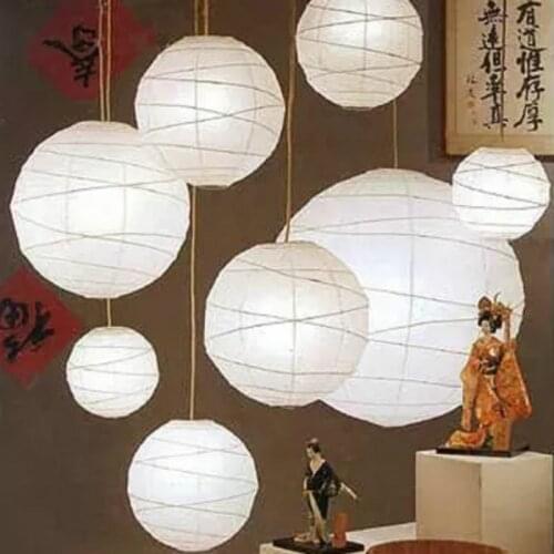 1pc (8inch/12inch/16inch/18inch)White Paper Lanterns Chinese Japanese Round Paper Ball Lampion Wedding Party Home Decoration Diy