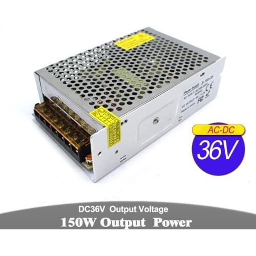 Best quality DC36V 4.2A 150W Switching Power Supply Driver AC 100-240V Input to DC 36V SMPS for CCTV camera LED Strip Light