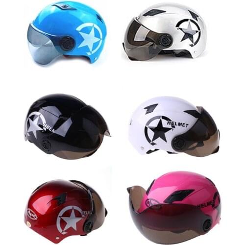 Motorcycle Windproof Unisex Riding Helmet Full Face Anti-UV Electrombile Motorbike Road Bike Motor Ridding Head Protect Supplies