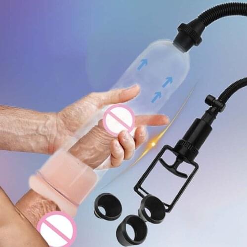 Penis Pump Dick Enlargement Penis Extender Sex Shop Penile Enlarger Vacuum Pump Sex Toy For Men Adult Sexy Toys Male Masturbator