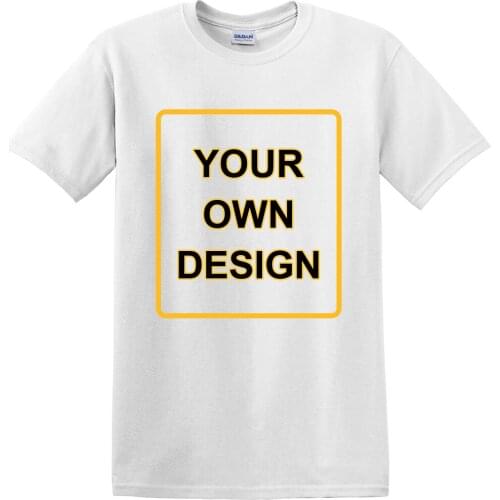 Personalized Customized Single Side DIY Logo Men T-Shirt 3D Print Short Sleeve Tee Top - Image By POP-UP Store