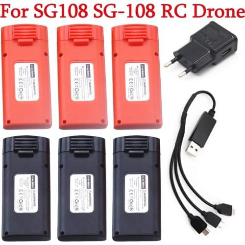 Suitable for SG108 SG-108 remote control drone 7.4V 2200mAh Lipo Batter for SG108 SG-108 GPS RC Quadcopter Drone Spare Parts