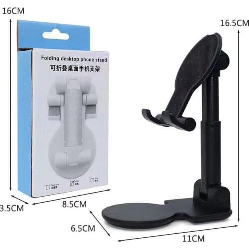Adjustable Cell Phone Tablet Desk Stand Holder Aluminum Desktop Portable Universal Desk Stand for Mobile Phone Tablet