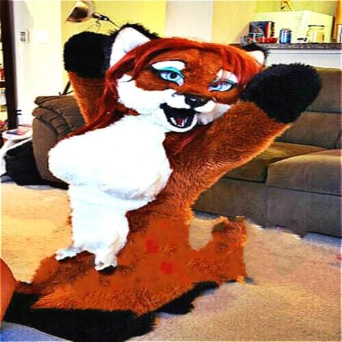 Sexy Fox Mascot Costume Cosplay Furry Suits Party Game Fursuit Cartoon Dress Outfits Carnival Halloween Xmas Easter Ad Clothes