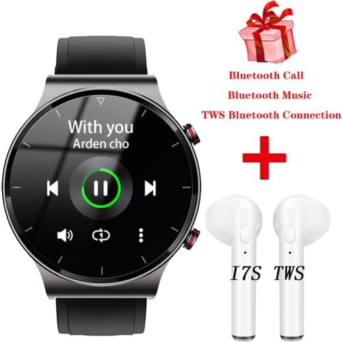 I19 Smart Watch Bluetooth Call Smartwatch Connect Bluetooth Earphone TWS Headset Men MP3 Music Play Sports Bracelet PK MT3 E13