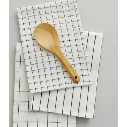 1pc 40x60cm Table Napkin Dining Table Cotton Placemat Cleaning Cloth for Home Kitchen