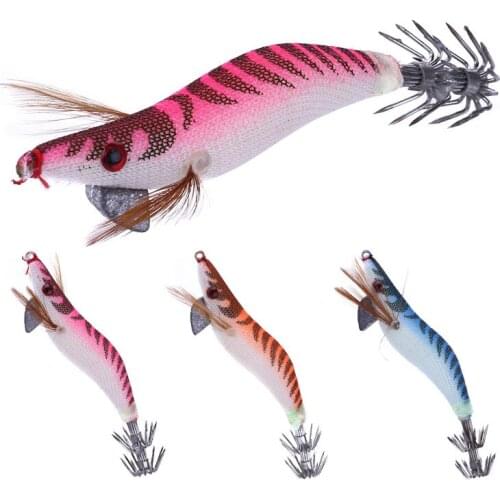 1pcs 7.8g Jigs Lure Fishing Shrimp Lure Bait Plastic 8.2cm Noctilucent Shrimp Bait Squid Shrimp Pesca Carp Fishing