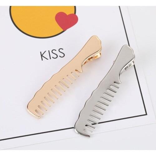 1PC Slip Comb Hairpin Korean Jewelry Metal Duckbill Clip Small Clip Hairpin Hair Clip Hair Accessories
