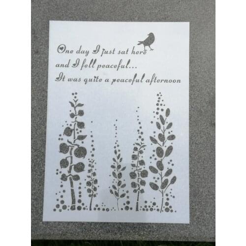 1pc Size A4 Birds DIY Layering Stencils Wall Painting Scrapbook Coloring Embossing Album Decorative Template