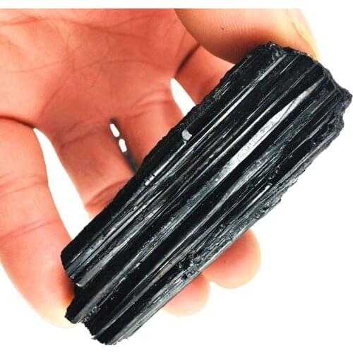 100% Natural Black Tourmaline Crystal Gemstone Mineral samples The energy stone reiki heals the chakras Factory direct sale