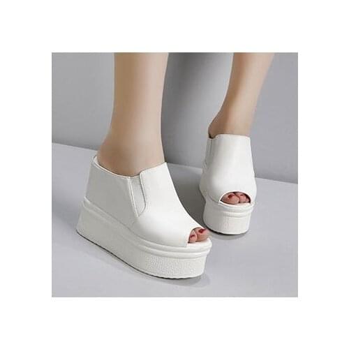 2021Lady Slope Sandals Women Platform Sandals New Summer Female Fish Mouth Platform High Heels Wedge Shoes