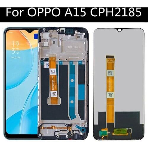 6.52" LCD FOR OPPO A15 CPH2185 LCD Display Touch Screen Digitizer Assembly Replacement parts For OPPO A15 2020 LCD