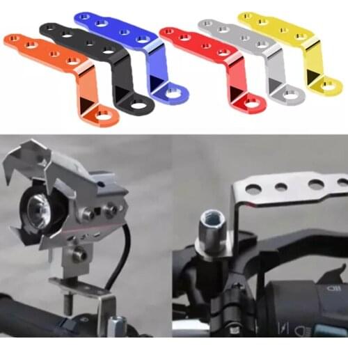 Aluminum Alloy Motorcycle Modification Accessories Bracket Head Light Brackets Rearview Mirror Lamp Bracket Extension Bracket