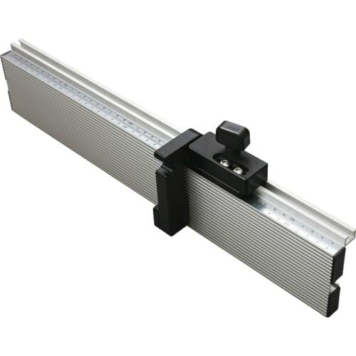 Woodworking Aluminium Profile Fence Table Saw Fence and T Track Slot Sliding Brackets Track Stopper Miter Gauge Fence Connector