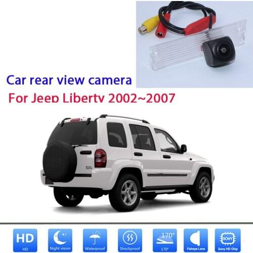 Car Back up Parking Camera For Jeep Liberty 2002~2007 CCD Full HD Night Vision Car Rear View Camera Waterproof