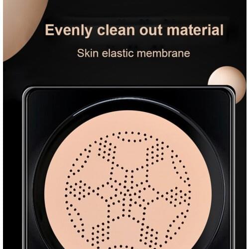 BB Air Cushion Foundation Mushroom Head CC Cream Concealer Whitening Makeup Cosmetic Waterproof Brighten Face Base Tone Tools