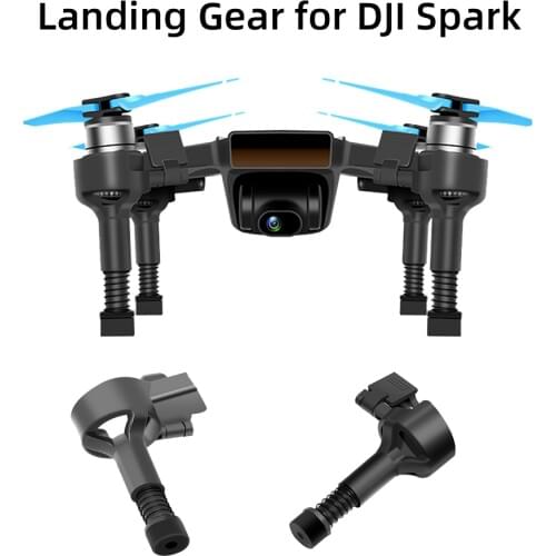 Quick Release Feet Protector Height Extender Accessory 4pcs Landing Gear for DJI Spark Drone Shockproof Stand Soft Spring Legs