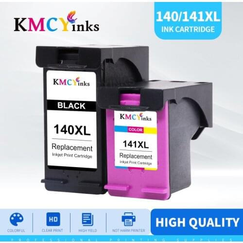 KMCYinks Compatible 140XL 141XL Ink Cartridge Replacement For HP 140 141 Photosmart C4283 C4583 C4483 C5283 Deskjet D4263