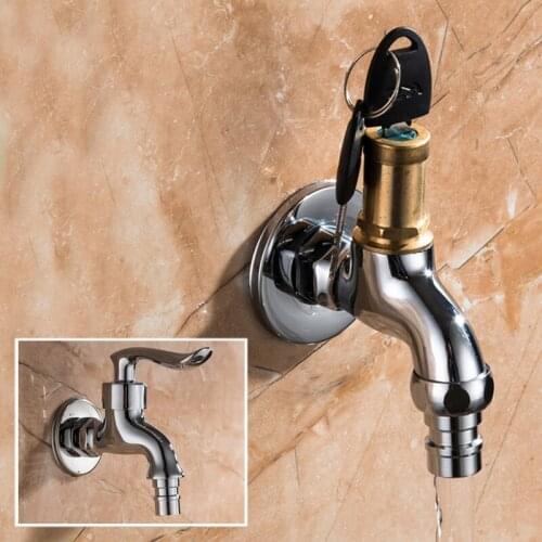 Brass Garden Faucet Wall Mounted Brushed Outdoor Bibcock Garden Wash Basin Mop Washing Machine Faucet Torneira parede