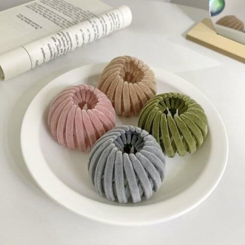 Fashion Womens Bird Nest Expanding Crystal Tail Hair Bun Holder Clips Claw Pins Hairdresser Fashion Retro Solid Color Hairstyle