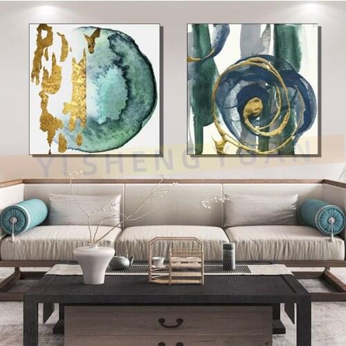 Wall Decorations Gold Paintings For Home Handmade Oil Painting On Canvas Pictures On The Wall For Living Room Bedroom Salon