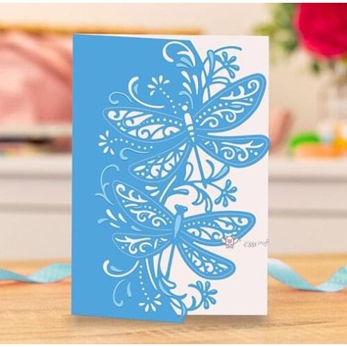 New Dragonfly border frame metal Cutting Dies Stencils DIY Scrapbooking Paper/photo Cards Embossing Dies