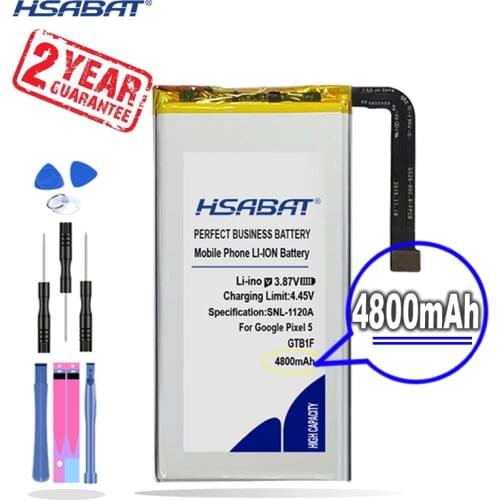 New Arrival [ HSABAT ] 4800mAh GTB1F Replacement Battery for Google Pixel 5