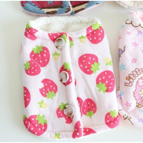 Small Dog Clothing Vest Coat Jacket Winter Pet Outfit Garment Chihuahua Yorkies Pomeranian Shih Tzu Maltese Bichon Frise Clothes