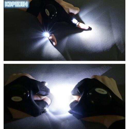 Fingerless Glove LED Flashlight Outdoor Survival Rescue Tool for lifan x60 620 520 320 x50 solano smily Accessories