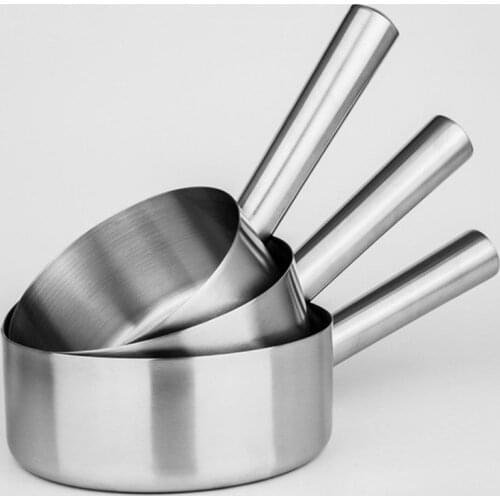 16/18/20cm Stainless Steel Water Scoops Home Kitchen Cooking Washing Tools Water Ladle, Thicken Long Handle Scoop Water Spoon