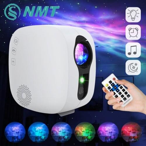 Stary Sky Projector Night Lamp Bluetooth Music Speaker Galaxy Nebula Ocean Star LED Night Light Kids Bedroom Home Party Decor