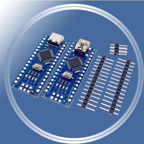 NANO V3.0 3.0 CH340 Controller Terminal Adapter Expansion Board Mini Type-C Simple Extension Plate For Arduino AVR ATMEGA328P