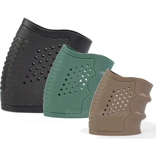 Glove Protect Cover Sleeve Anti Slip For Most Handguns Glock Hunting Accessories Tactical Pistol Rubber Grip Holster Wholesale