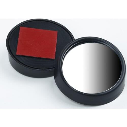 Black Blind Spot Mirror Car 360 Rotation Adjustable Convex Rear View 5.5*2cm Newest Universal High Quality Durable