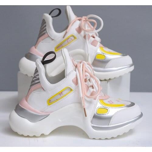Women Sneakers 2021 Fashion Autumn Plus Size 42 Womens Shoes Trend Brand Design Printing Sneakers Women Vulcanize Shoes Platform