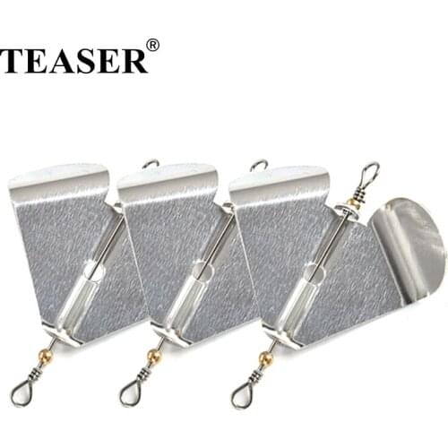 TEASER 10pcs/box Rotating Blade Propeller DIY Material Accessories Trolling Fly Fishing Hard Lures Spinner Baits Spoon Wobblers