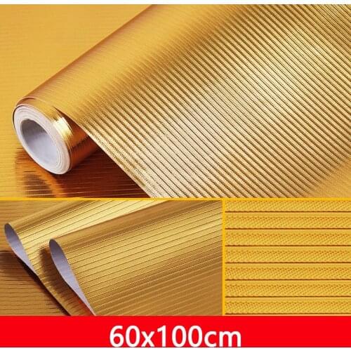 1 Roll Sticker Supplies Aluminum Foil Waterproof Kitchen Wall Cabinet Sticker