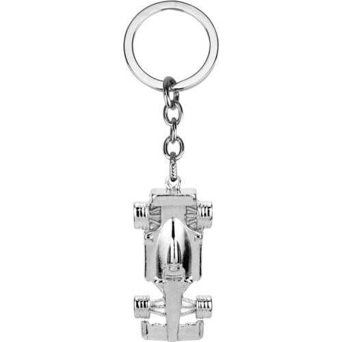 1PCS Racing Key Chain Alloy Full Wheel Car Key Chain F1 Racing Car Keychain For Men Boy Gifts Key Ring