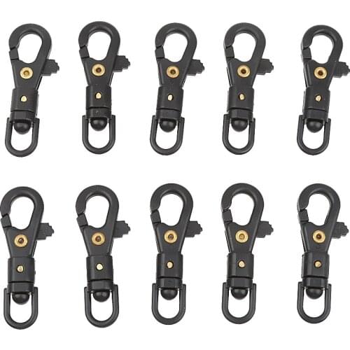 10x Outdoor Camping Swivel Snap Hook For Weave Paracord Lanyard Buckle Hook