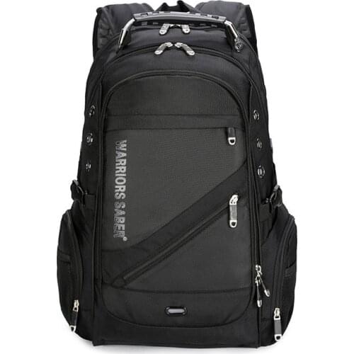 2021 Waterproof 17 Inch Nylon Laptop Backpack With USB Charging Travel Backpack Vintage School Bag For Men & Women