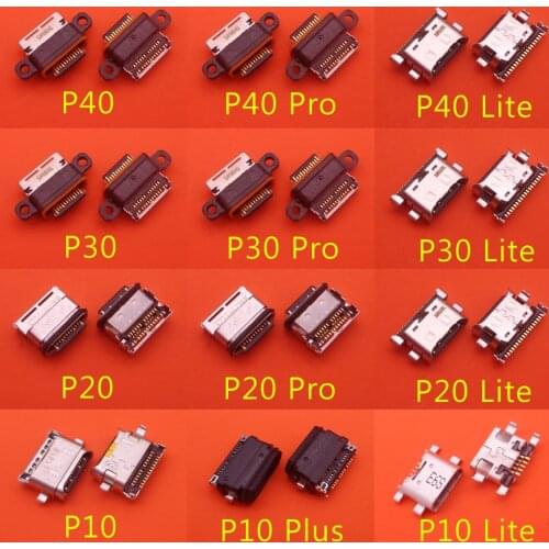 5pcs Type C Micro USB Charger Charging Connector Dock Port Plug For Huawei P10 P20 Pro P30 P40 Pro Lite Plus P40 Lite E