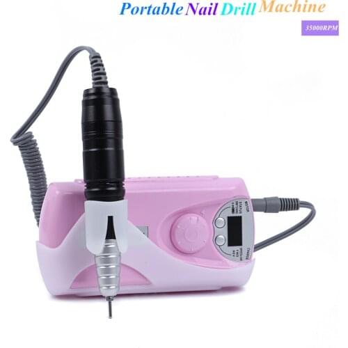 EN101 Electric Nail Polisher 3000RPM Electric Manicure Drill & Accessory Rechargeable Portable Nail Remover Polisher Nail Tool