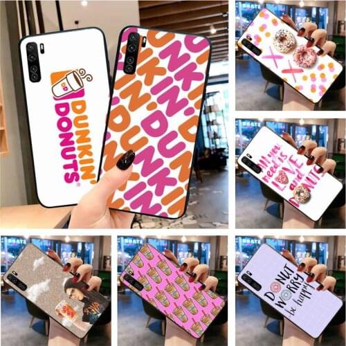 Dunkin Donuts coffee Phone Case for Huawei P20 P30 P40 lite E Pro Mate 30 20 Pro P Smart 2020 P10